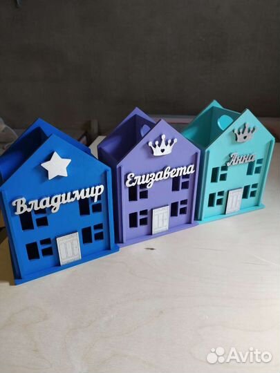 Именные карандашницы