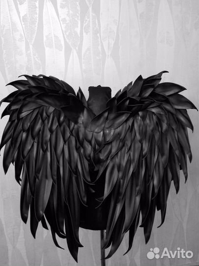 Крылья ангела черные