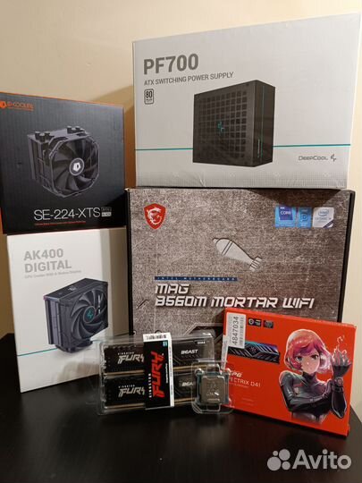 I5 10400 f + b560m новый