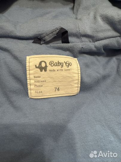 Комбинезон демисезонный baby go 74