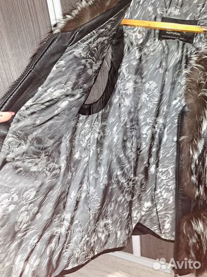 Меховая жилетка из песца