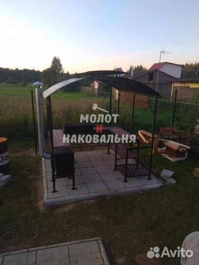 Беседка с мангалом