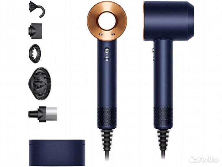 Фен Dyson Supersonic HD08 Prussian Blue. Оригинал