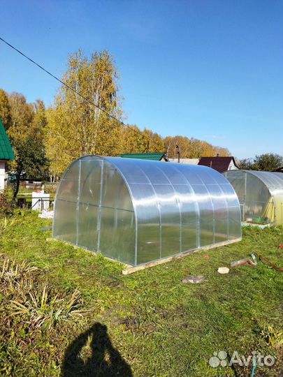 Теплица сверхпрочная 3*4 с поликарбонатом 4 мм