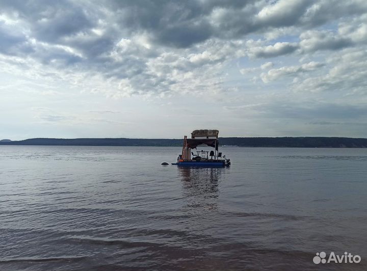 Пантонное плавательное средство