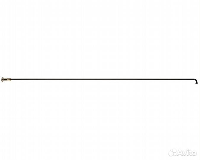 Спица с латунным ниппелем 252 мм сталь чёрная