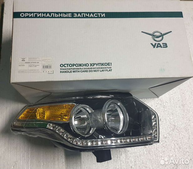 Блок-фара уаз-патриот рестайлинг с 2014 г.в