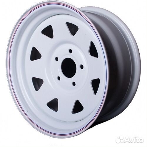 Диск колеса R-15 ORW белый ET+25 на Ниву