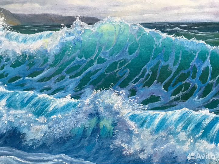 Картина море маслом