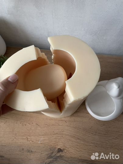 Силиконовая форма Кролик, Мечтательница, чайка