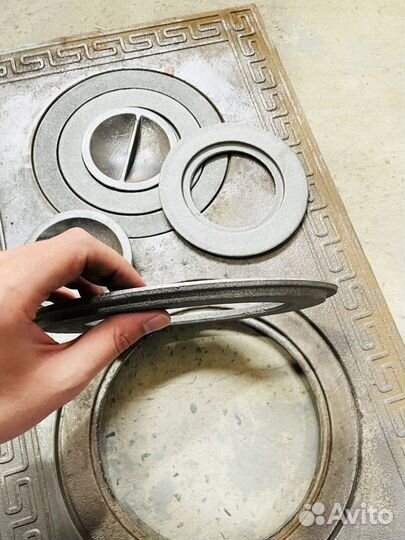 Плита печная под казан две конфорки П2-5