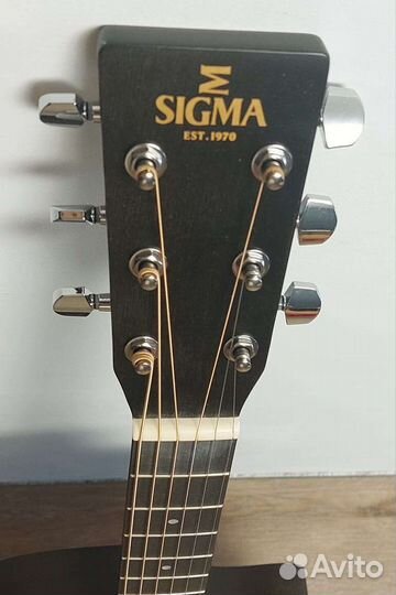 Новая гитара Sigma dmc-ste bkb чёрная