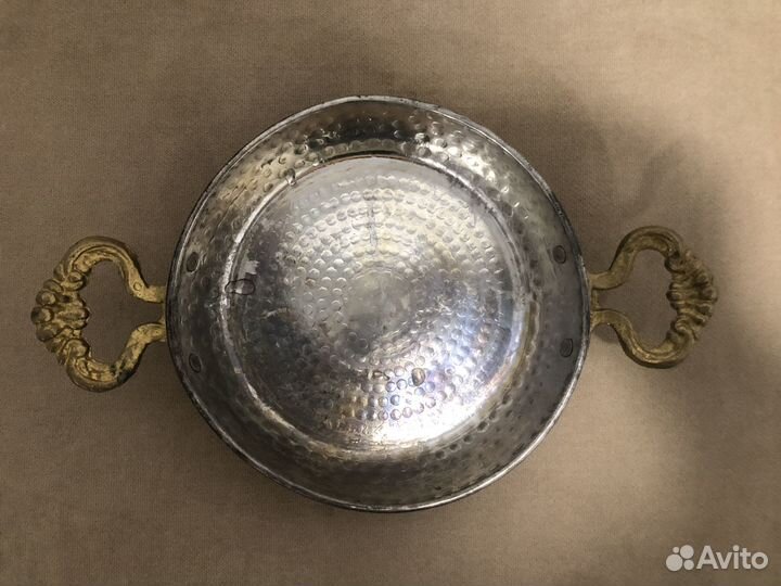 Тарелка медная 14 см ; 6 шт