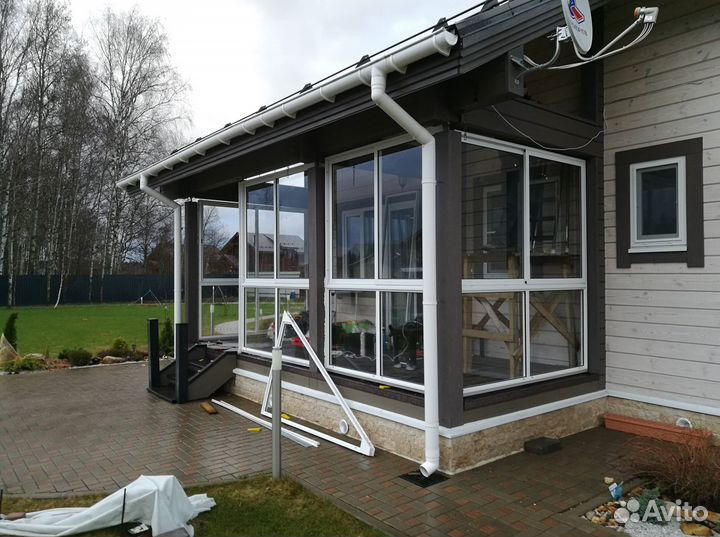Остекление беседки заказать