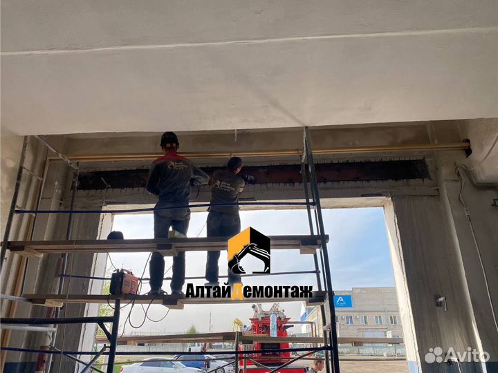 Устройство проемов, расширение, усиление