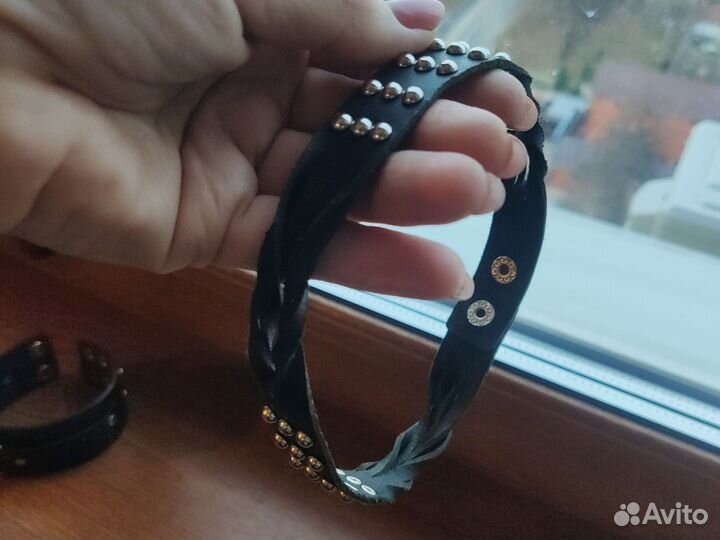 Чокер из кожи
