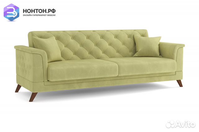 Диван книжка Амарант светло-зеленый