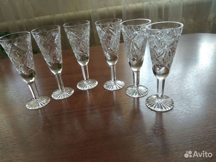 Рюмки хрустальные