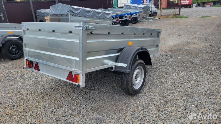 Легковой оцинкованный прицеп 2.2/1.3 борт 0.5 м