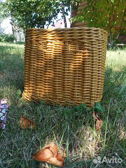 Корзина плетёная для интерьера