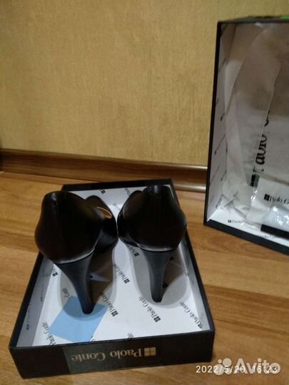 Туфли кожаные женские Paolo Conte