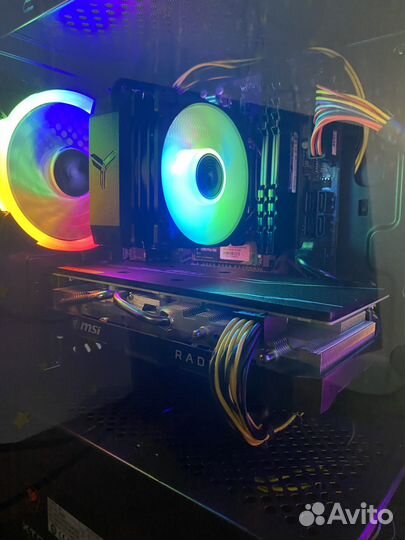 Игровой пк intel core i3-10100f/rx5600 xt