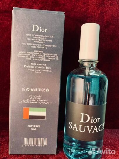 Духи мужские Dior sauvage 100мл