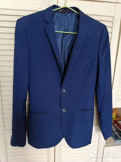 Костюм(пиджак +брюки) на подростка, размер 176