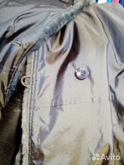 Шуба-куртка. Двухсторонняя. Размер 60-64