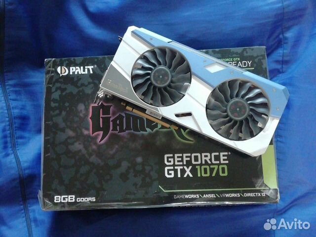 Видеокарта gtx 1070 8gb GameRock купить в Москве | Электроника | Авито