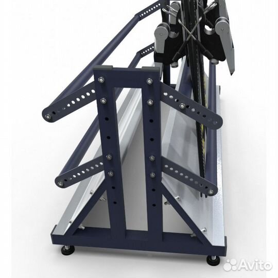 Тумба Эконом для горных лыж, двухсторонняя 60х215х50см tgle-32