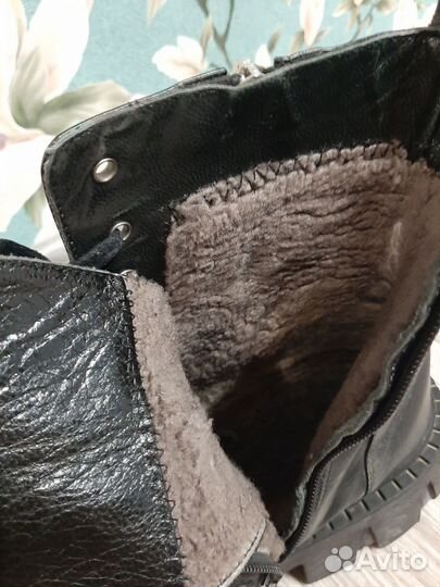 Ботинки зимние женские натуральные