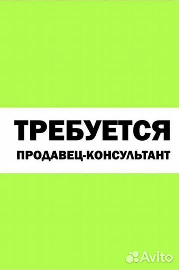 Продавец консультант