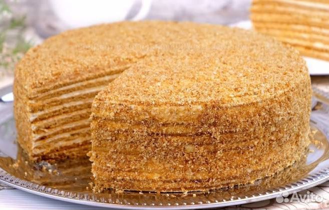 Домашний торт медовик