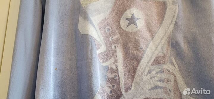 Новая Кофта р.48-52 Италия Пудра/Голуб