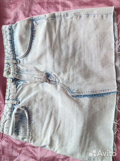 Юбка джинсовая zara L