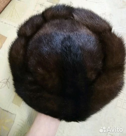 Женская шапка, норковая
