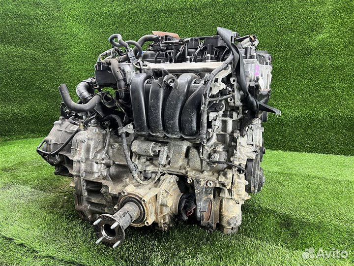 Двигатель в сборе + АКПП + Видео 76 т. км передний