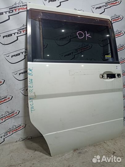 Дверь nissan serena PC24 PNC24 RC24 TC24 TNC24 VC24 VNC24 H21004N0FM задняя правая сдвижная белый, Q