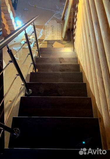 Лестничиный металлокаркас