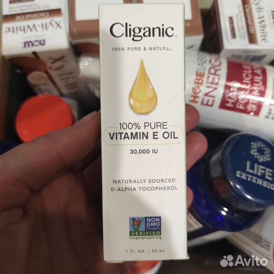 Чистое и натуральное масло с витамином Е, 30 000