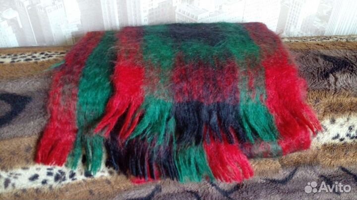 Мужской шарф мохер длинный мягкий