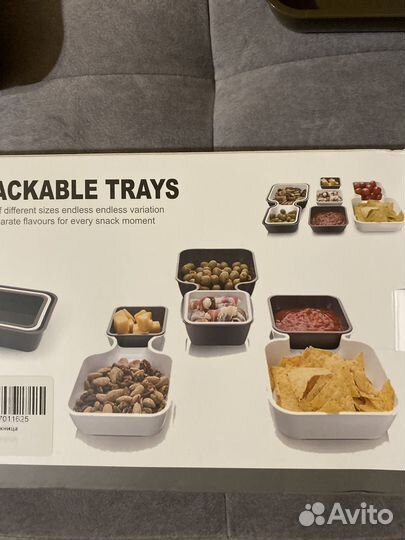 Набор из 6 менажниц (тарелок для закусок)