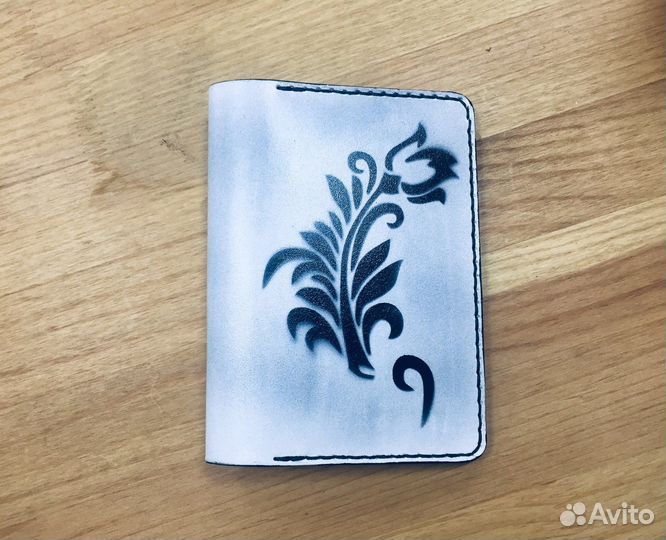 Обложка на паспорт натуральная кожа