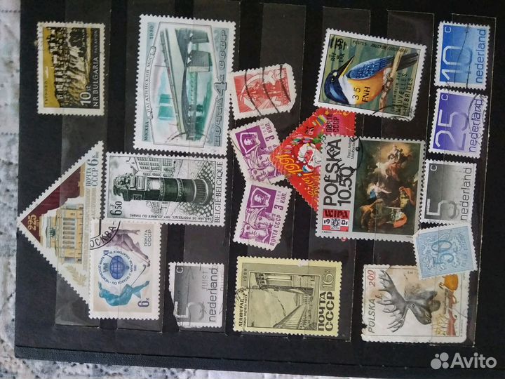 Марки СССР и Европа, Америка, Азия, 70-80 гг