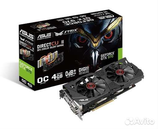Видеокарта 970 Asus Strix