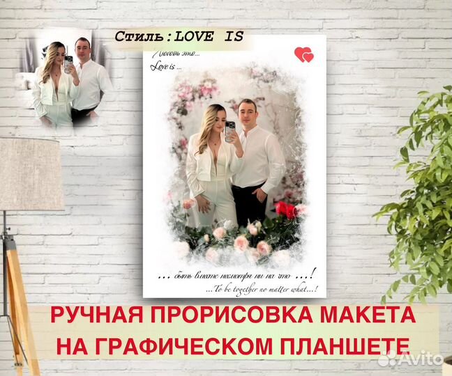 Портрет по фото, картина на холсте в Воронеже