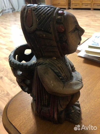 Деревянная статуэтка из Камбоджи