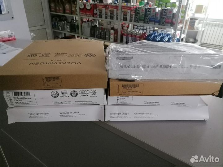 Салонные фильтра VW audi skoda