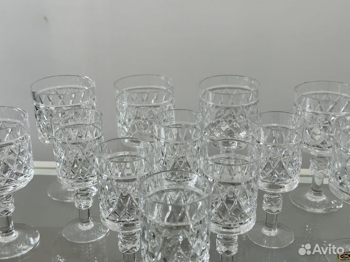 Хрустальные фужеры,рюмки Дуги лзхс